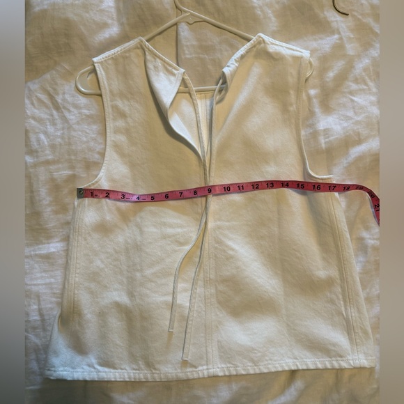 COS SLEEVELESS DENIM TOP - Picture 7 of 8